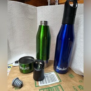 Liquid Fusion Icy Bev Kooler Stainless Steel Bottle Opener/Insulator/Cooler-New